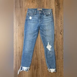 Joe’s Women’s Distressed Skinny Blue Jeans W26
